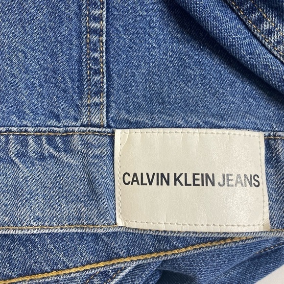 Calvin Klevin Unisex Jean Jacket L - Picture 6 of 10
